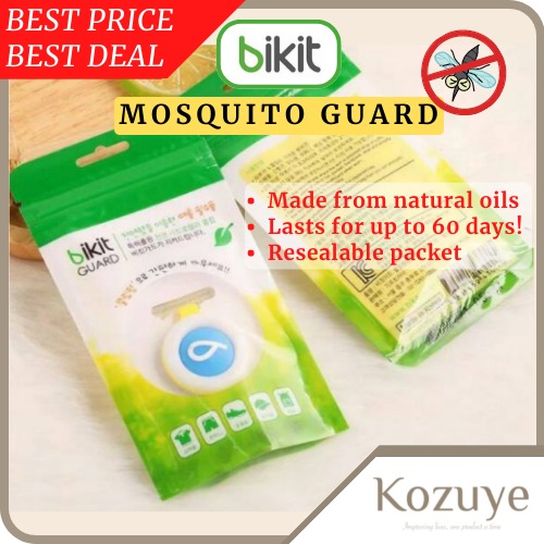 Bikit Mosquito Guard Natural Oils Clipon Insect Repellent Resealable