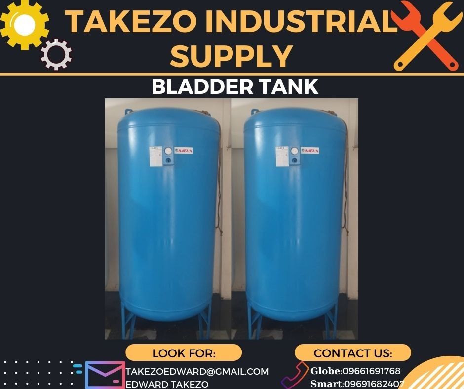 Bladder Tank (Category: Industrial Equipment) located in Manila. Submitted by hayaiedward (Listing ID 1197101061, Image 1). Description: 𝙏𝙖𝙠𝙚𝙯𝙤 𝙄𝙣𝙙𝙪𝙨𝙩𝙧𝙞𝙖𝙡 𝙎𝙪𝙥𝙥𝙡𝙮 𝐊𝐢𝐧𝐝𝐥𝐲 𝐂𝐚𝐥𝐥/𝐌𝐞𝐬𝐬𝐚𝐠𝐞 𝐮𝐬 𝐟𝐨𝐫 𝐲𝐨𝐮𝐫 𝐪𝐮𝐞𝐬𝐭𝐢𝐨𝐧𝐬 𝐚𝐧𝐝 𝐨𝐭𝐡𝐞𝐫 𝐢𝐧𝐪𝐮𝐢𝐫𝐢𝐞𝐬. Item: Bladder Tank Specs: 1500L Brand: MDA 𝐌𝐚𝐧𝐢𝐥𝐚 𝐒𝐭𝐨𝐫𝐞: #1268 Narciza Street, Mayhaligue, Tondo Manila 𝐂𝐚𝐯𝐢𝐭𝐞 𝐁𝐫𝐚𝐧𝐜𝐡: Tabon 1, 