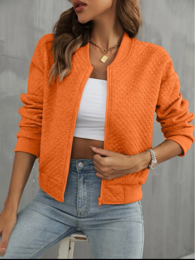 Bomber jacket, Women's Fashion, Coats, Jackets and Outerwear on Carousell