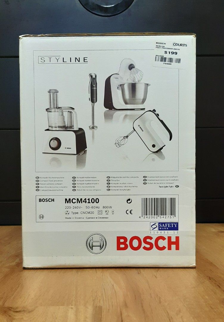 Bosch Food Processor MCM4100, TV & Home Appliances, Kitchen Appliances