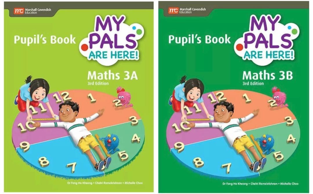 (Brand NEW) My Pals are Here Maths 3A&3B Pupil’s Books, Hobbies & Toys ...