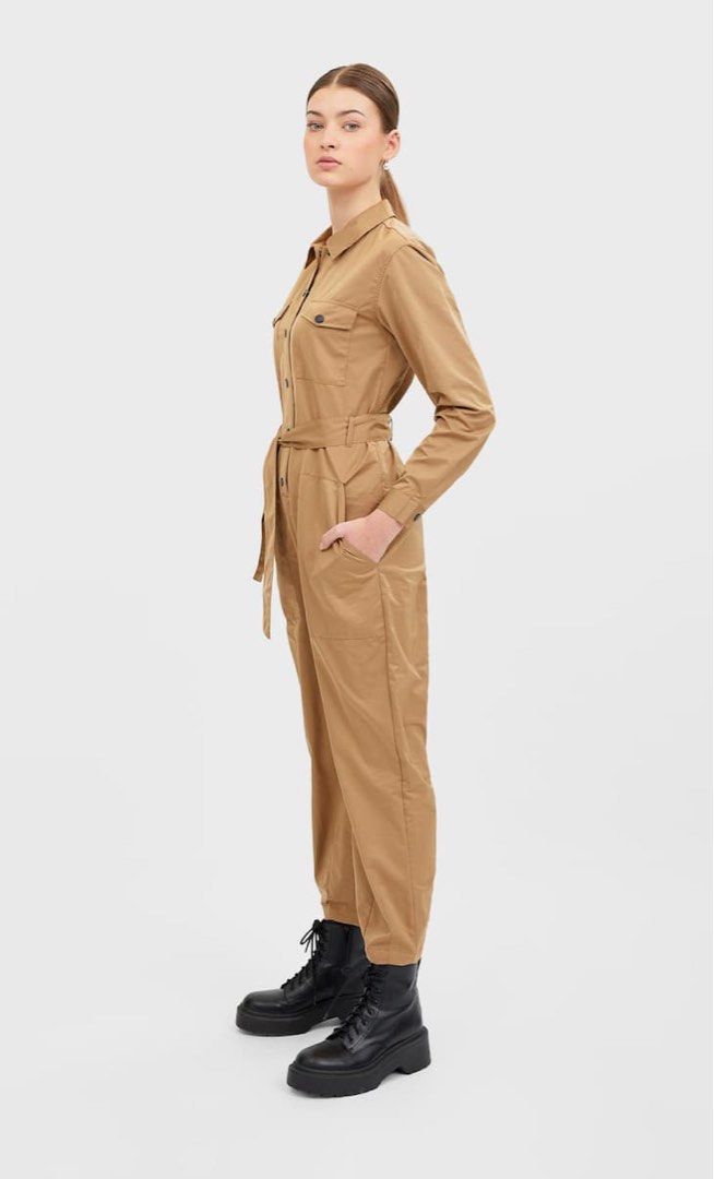Khaki boiler suit womens best sale
