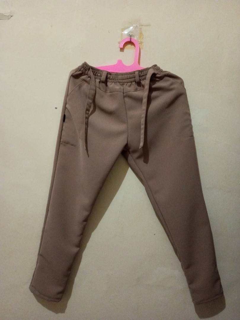 Brown Pants, Fesyen Wanita, Pakaian Wanita, Bawahan di Carousell