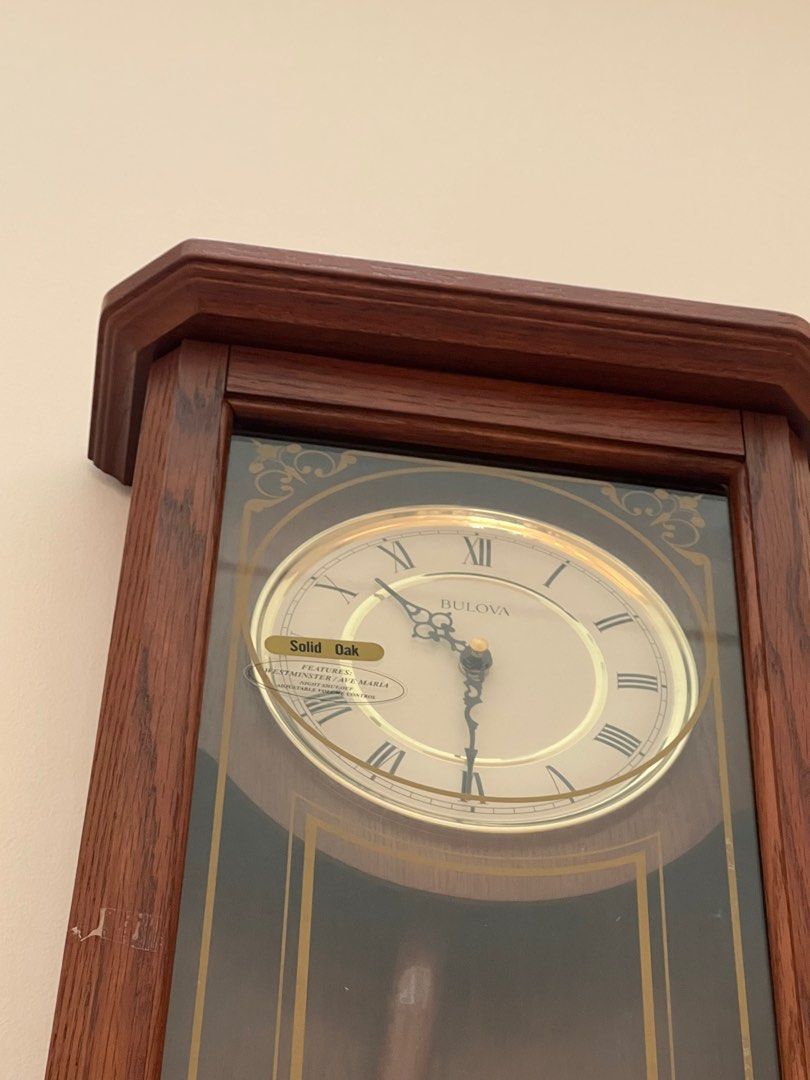 Bulova vintage clock hotsell