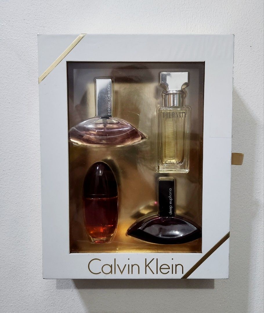 Calvin Klein 4pc Classic Perfume Set, Beauty & Personal Care, Fragrance &  Deodorants on Carousell