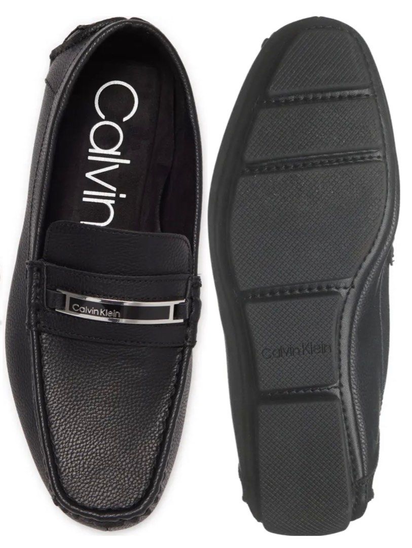 Calvin Klein CK Men's Merve Black Loafer Driving Shoes Size: 10 US, Men's  Fashion, Footwear, Dress Shoes on Carousell