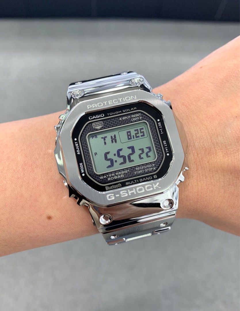 Casio G-Shock GMW-B5000D-1, 男裝, 手錶及配件, 手錶- Carousell