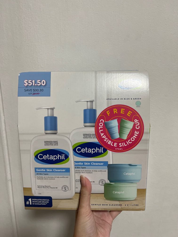 Cetaphil Gentle Face Wash (1 bottle 1L), Beauty & Personal Care, Face