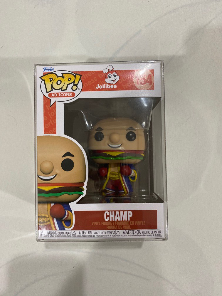Champ Funko Pop with Protector, Hobbies & Toys, Toys & Games on Carousell