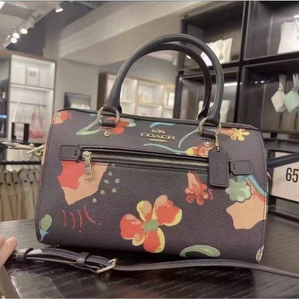 Coach boston bag size shop