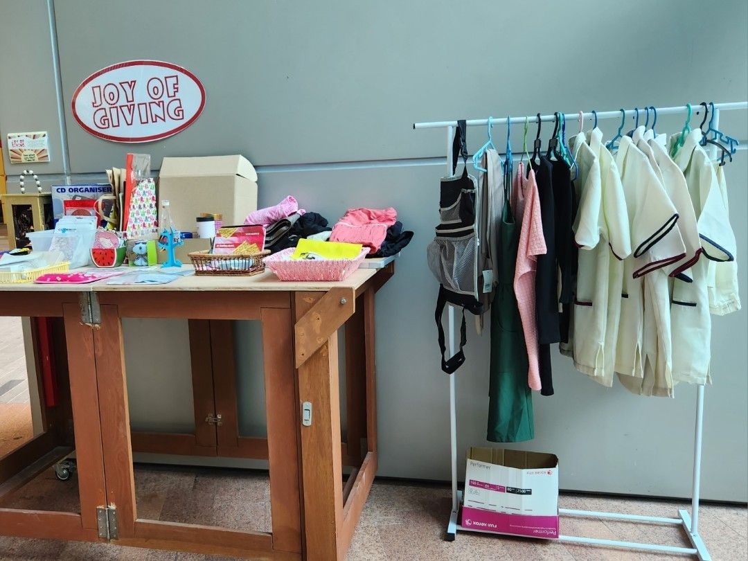 Collecting items for Joy of Giving booth, Announcements on Carousell