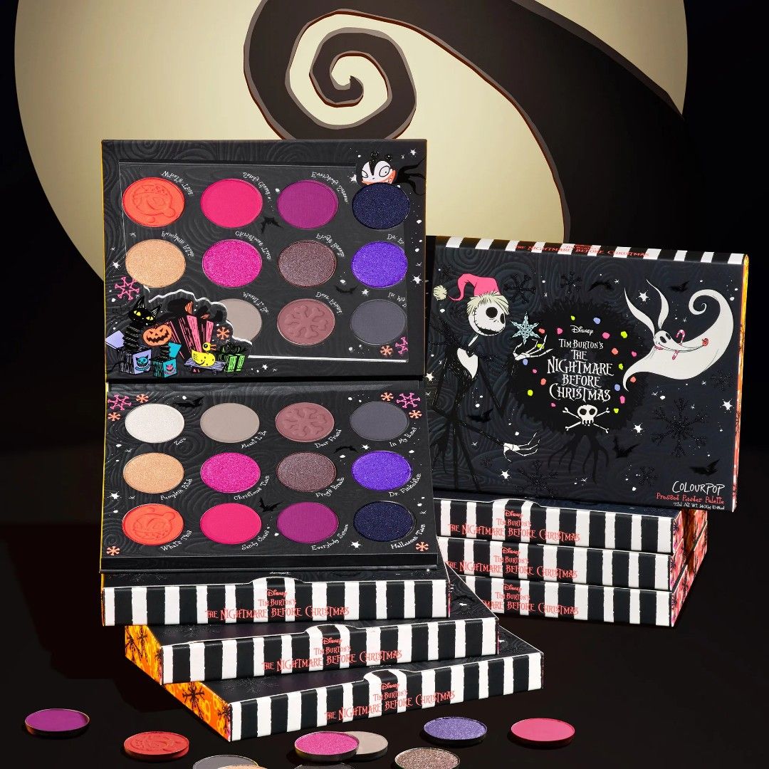 Colourpop Nightmare before Christmas eyeshadow palette, 美容＆化妝品, 健康及美容