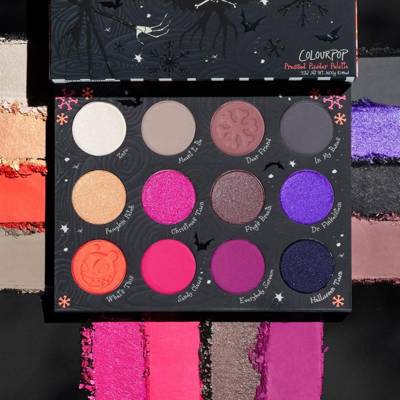 Colourpop Nightmare before Christmas eyeshadow palette, 美容＆化妝品, 健康及美容