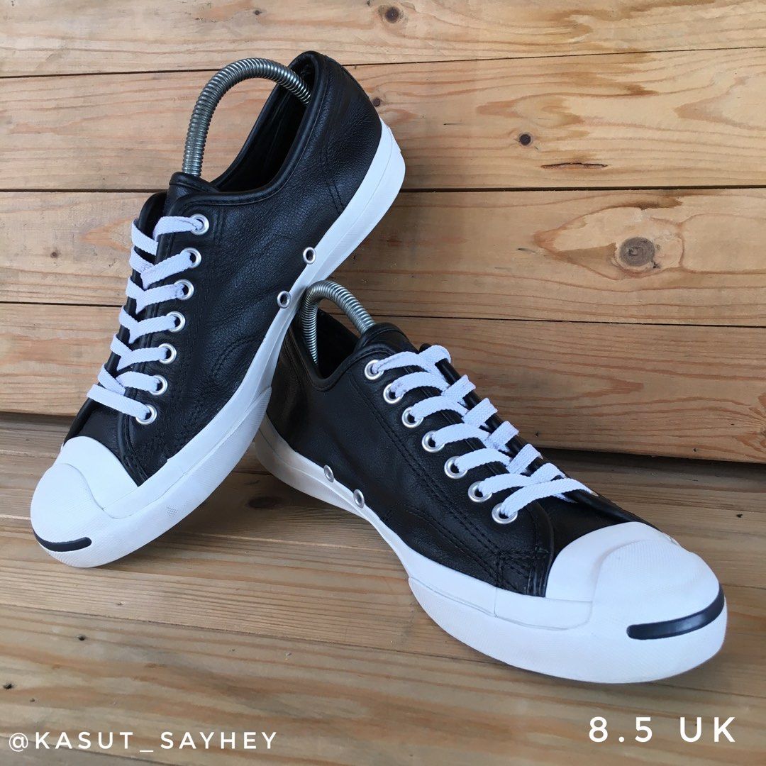 CONVERSE JACK PARCEL LEATHER BLACK Men s Fashion Footwear
