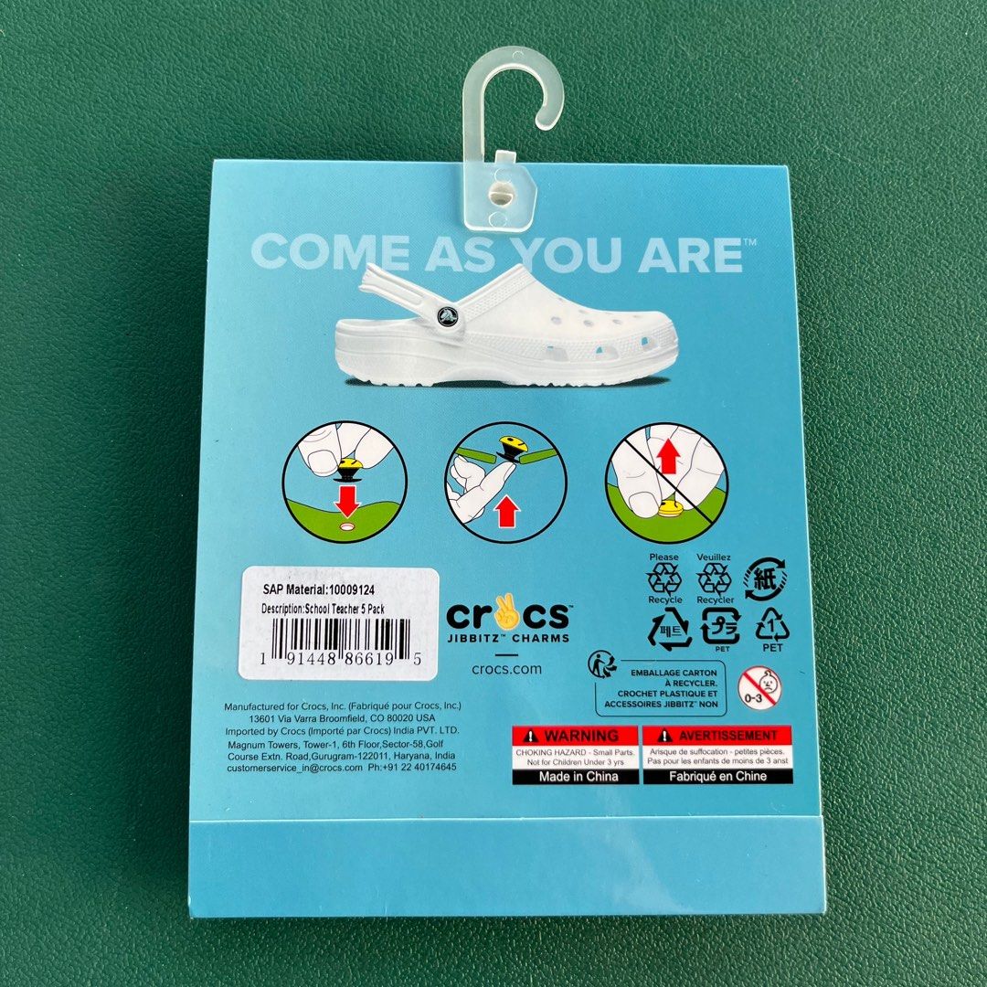 Teacher shop croc jibbitz