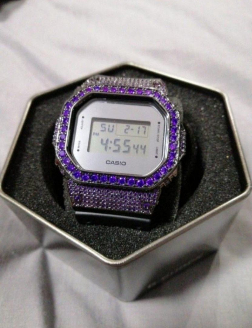 Casio violet cheap