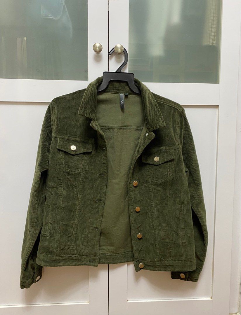 Dark green 2025 corduroy jacket