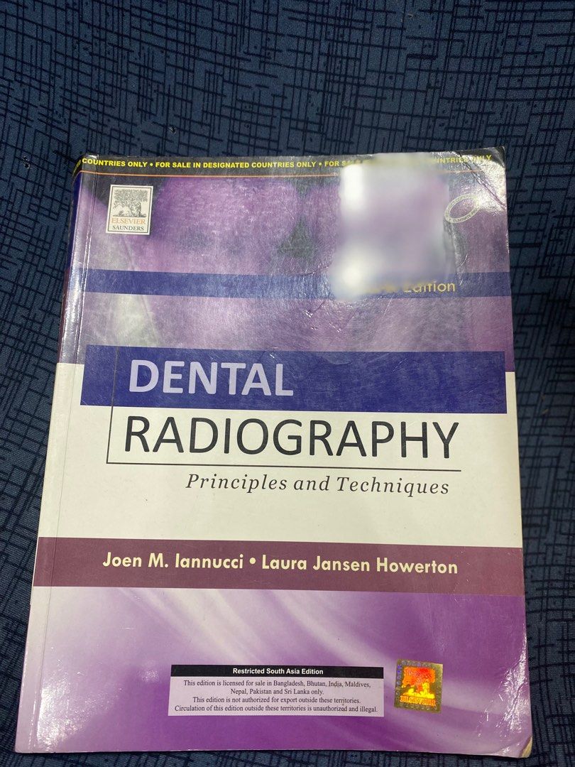 DENTAL RADIOGRAPHY (Principle and Technique), Hobbies & Toys, Books
