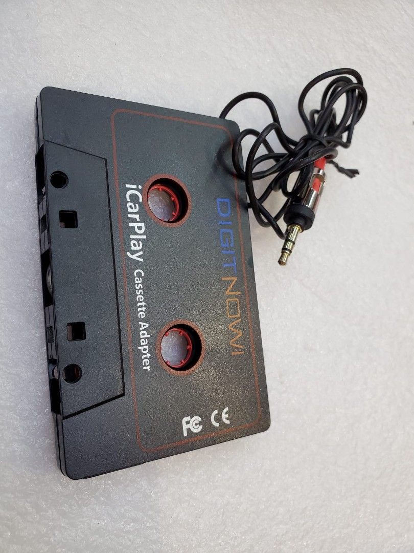 Cassette Tape Adapter 3.5mm AUX Audio Play music iPod DVD CD Player phone  to car
