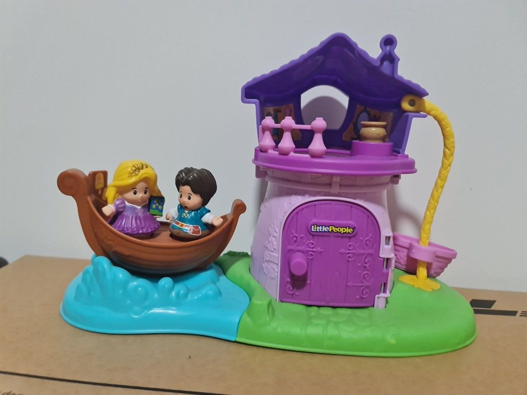 Disney Princess Rapunzel Little People Tower Playset Collectable