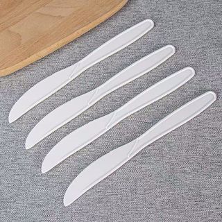 Disposable Plastic Knife-White (50pcs)