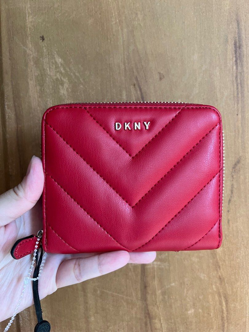 Dkny zip online around wallet