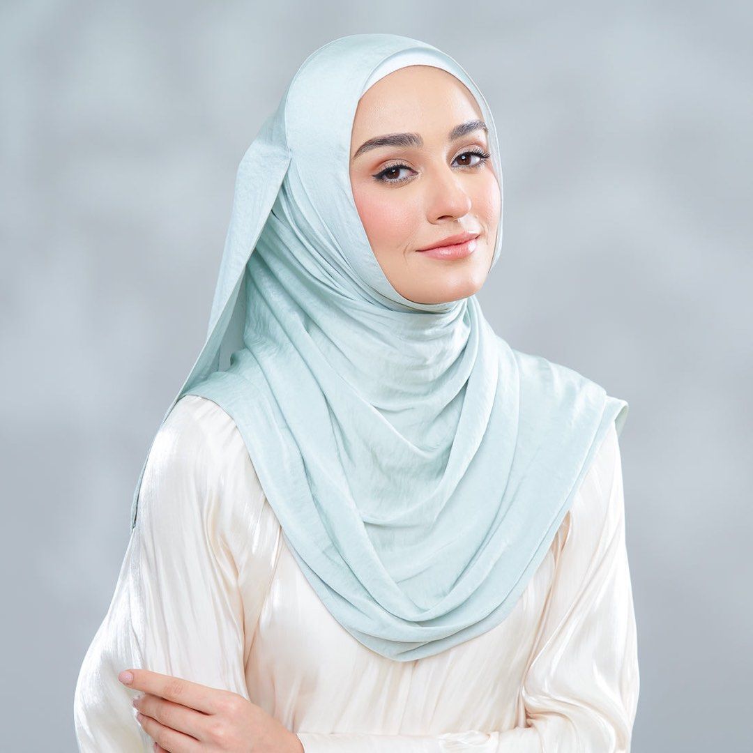 Eden Series by Shera Lee in Tea Green, Women's Fashion, Muslimah