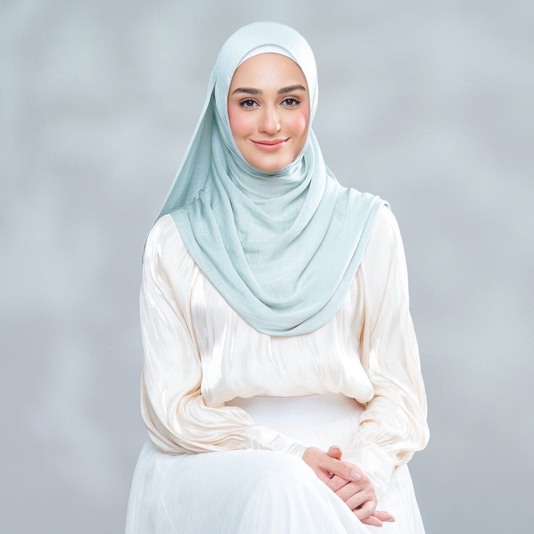Eden Series by Shera Lee in Tea Green, Women's Fashion, Muslimah