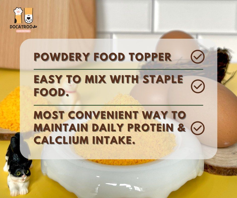 Egg powder store for dogs