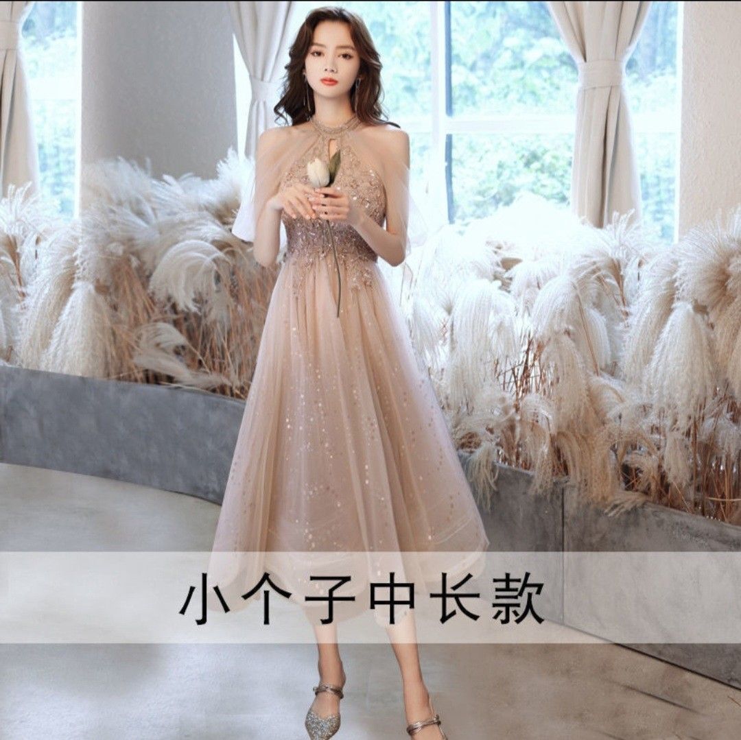 Elegant midi evening dresses sale