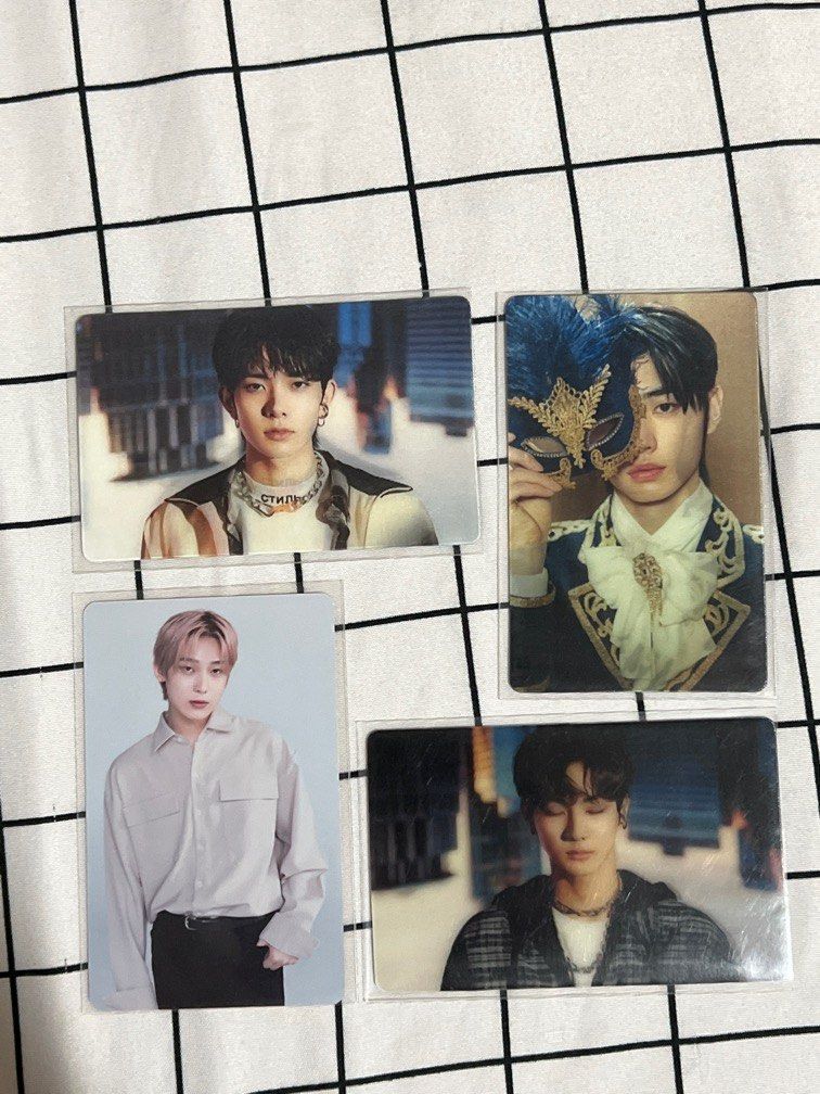 Enhypen Random Photocards (Category: K-Wave Merchandise) located in Batangas. Submitted by fiocart (Listing ID 1197292021, Image 1). Description: - 60 pesos each - all are available - onhand - mint condition - no scratches/ dents - packaging fee is included -mod: sco or j&t.