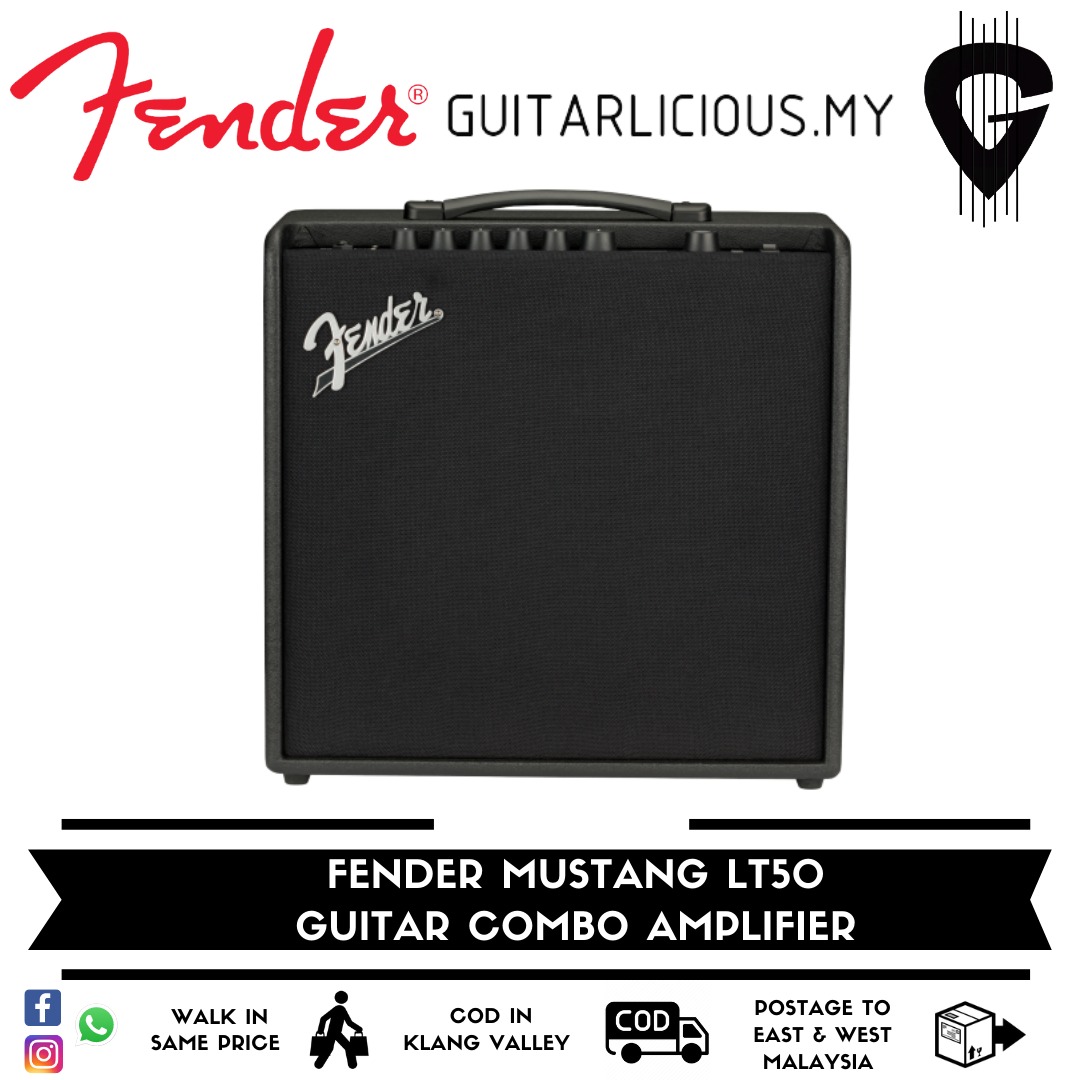 Fender mustang lt50 guitar amplifier combo best sale