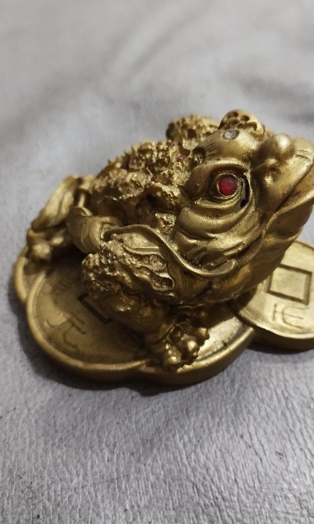 Feng shui cina uang katak berkaki tiga katak uang pot tembaga patung Feng shui cina uang katak berkaki tiga katak uang pot tembaga patung