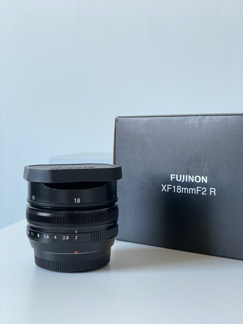 Paraluce Quadrato In Metallo Con Tappo Per Fujifilm Fujinon XF 18mm F2 R - Haoge LH-X53B