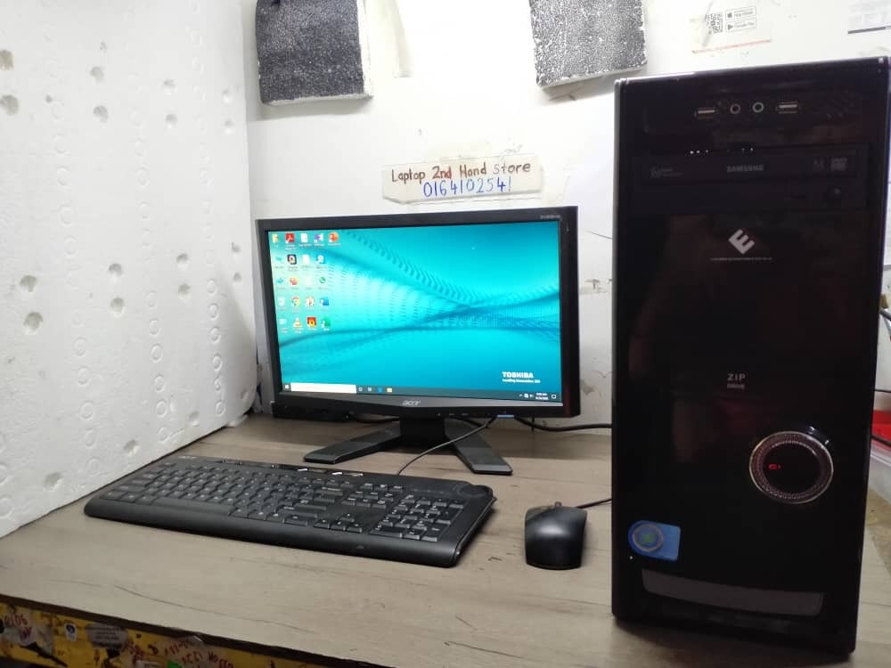 Full set PC Core 2 Quad 4GB RAM 500GB HDD, Computers & Tech, Desktops on Carousell