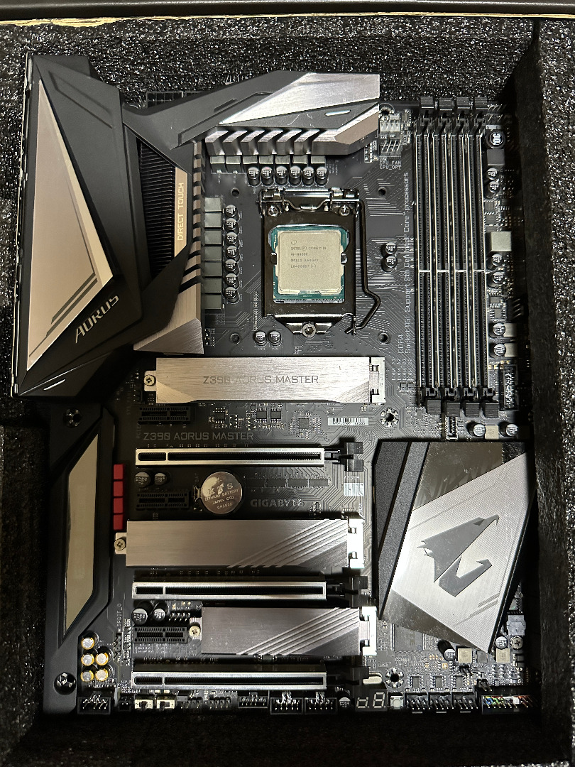 Intel 9900K + GIGABYTE Z390 AORUS MASTER