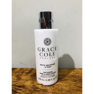 英國香氛世家Grace Cole 英國梨與白桃身體乳100ml全新 旅行瓶