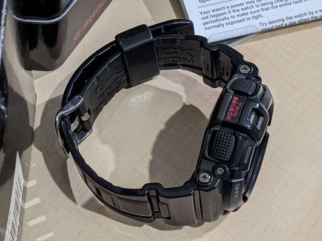 GShock G9300-1DR Mudman Tough Solar, Men's Fashion, Watches ...
