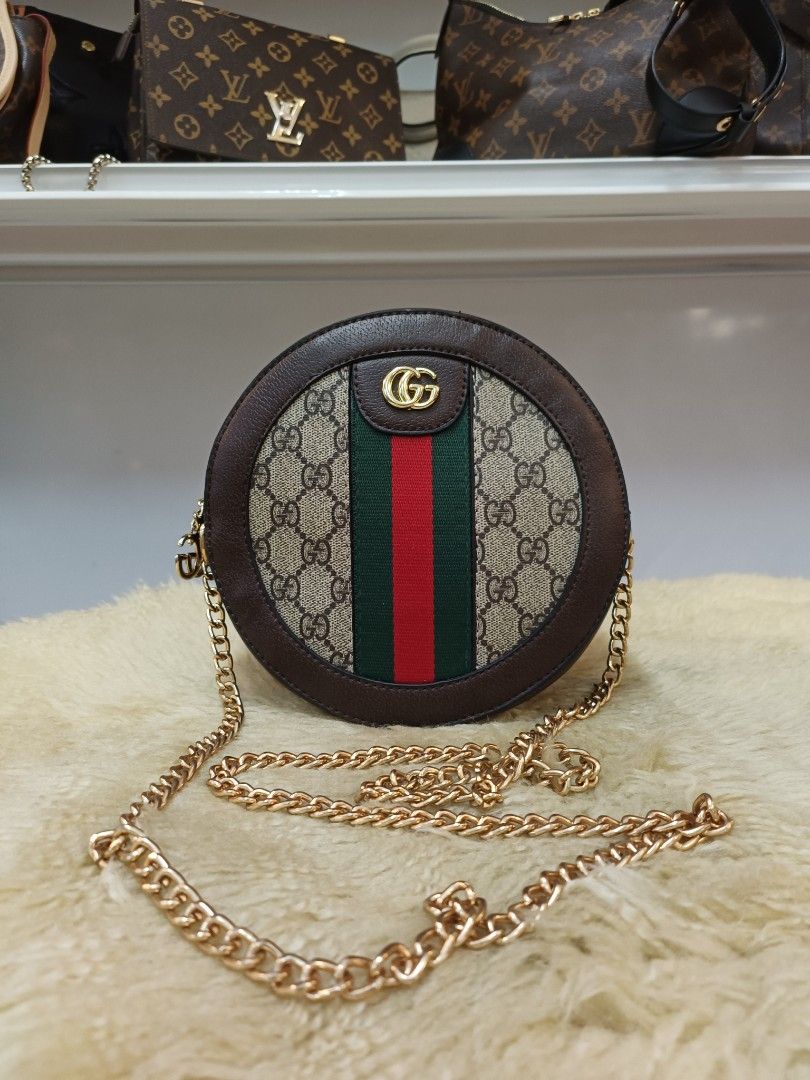 GUCCI OPHIDIA ROUND BAG