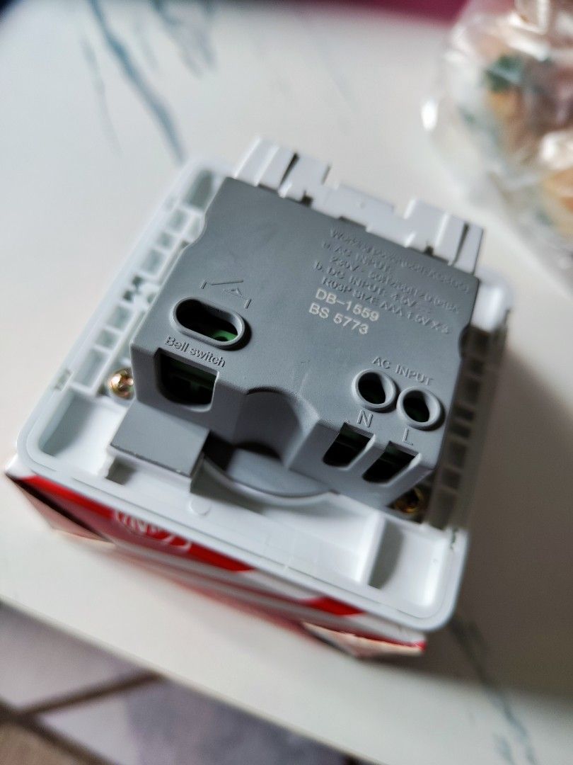 Hager CCM (BTO doorbell), Furniture & Home Living, Security & Locks, Peephole Viewers