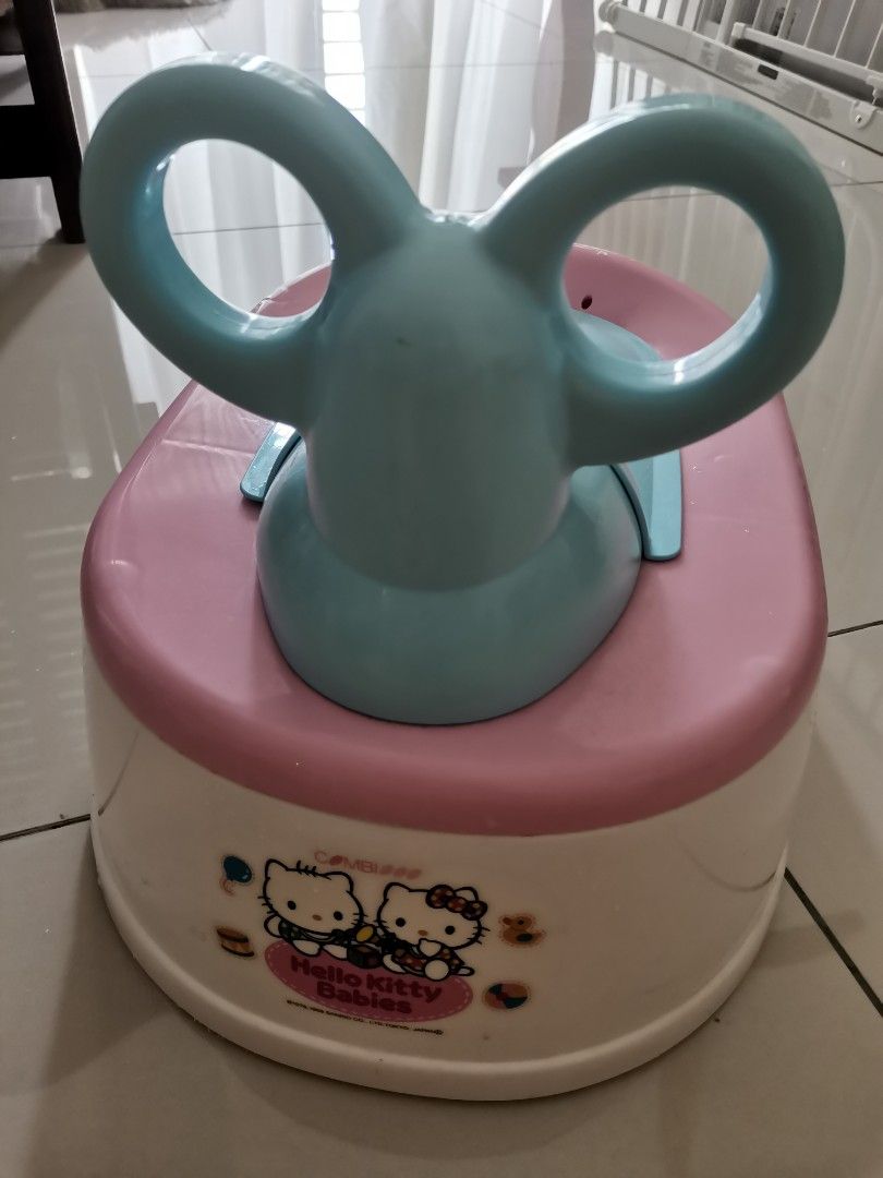 Hello Kitty Potty Training, Babies & Kids, Bathing & Changing, Toilet