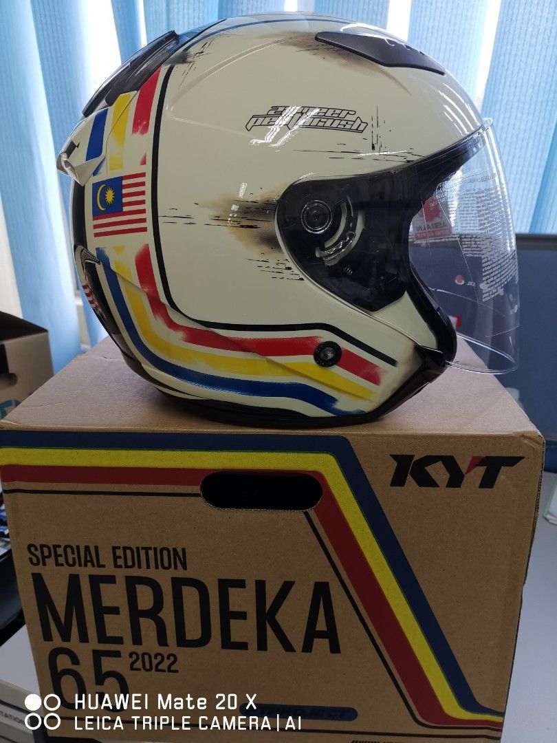 Helmet Kyt merdeka 65, Everything Else, Others on Carousell