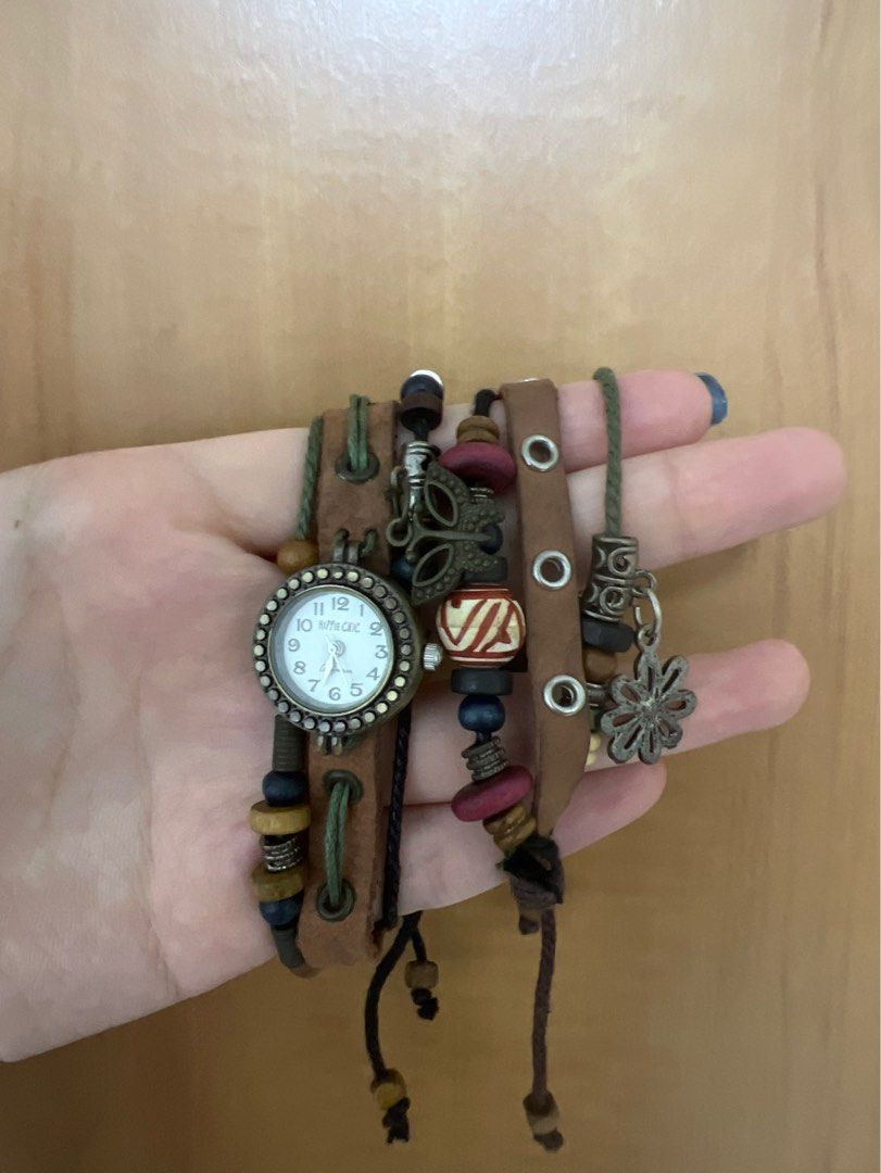 HIPPIE CHIC bracelet watch set