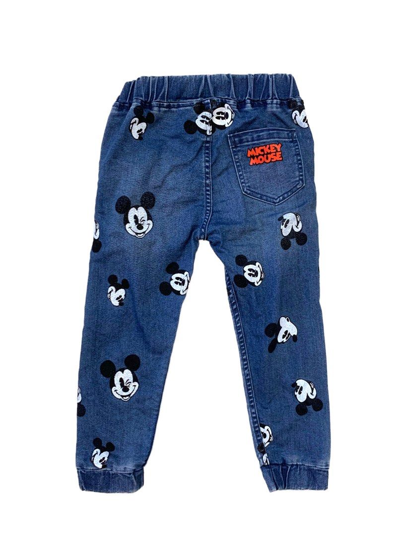 Printed Jeans Jeans Mickey Mouse H&m Mickey Mouse Joggers
