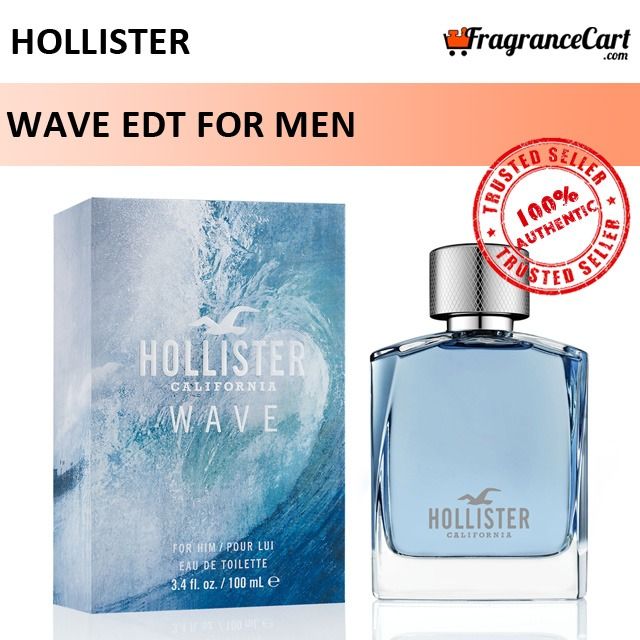 Hollister Wave 2 Eau de Toilette Spray for Men, 3.4 Oz : : Beauty  & Personal Care