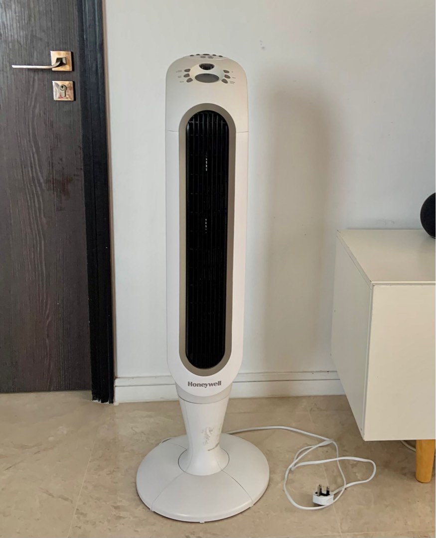 Honeywell Standing Tower Fan with Ionizer, Furniture & Home Living