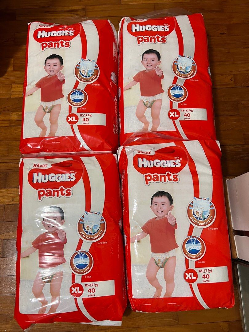 Huggies pants diaper, XL size, Babies & Kids, Bathing & Changing