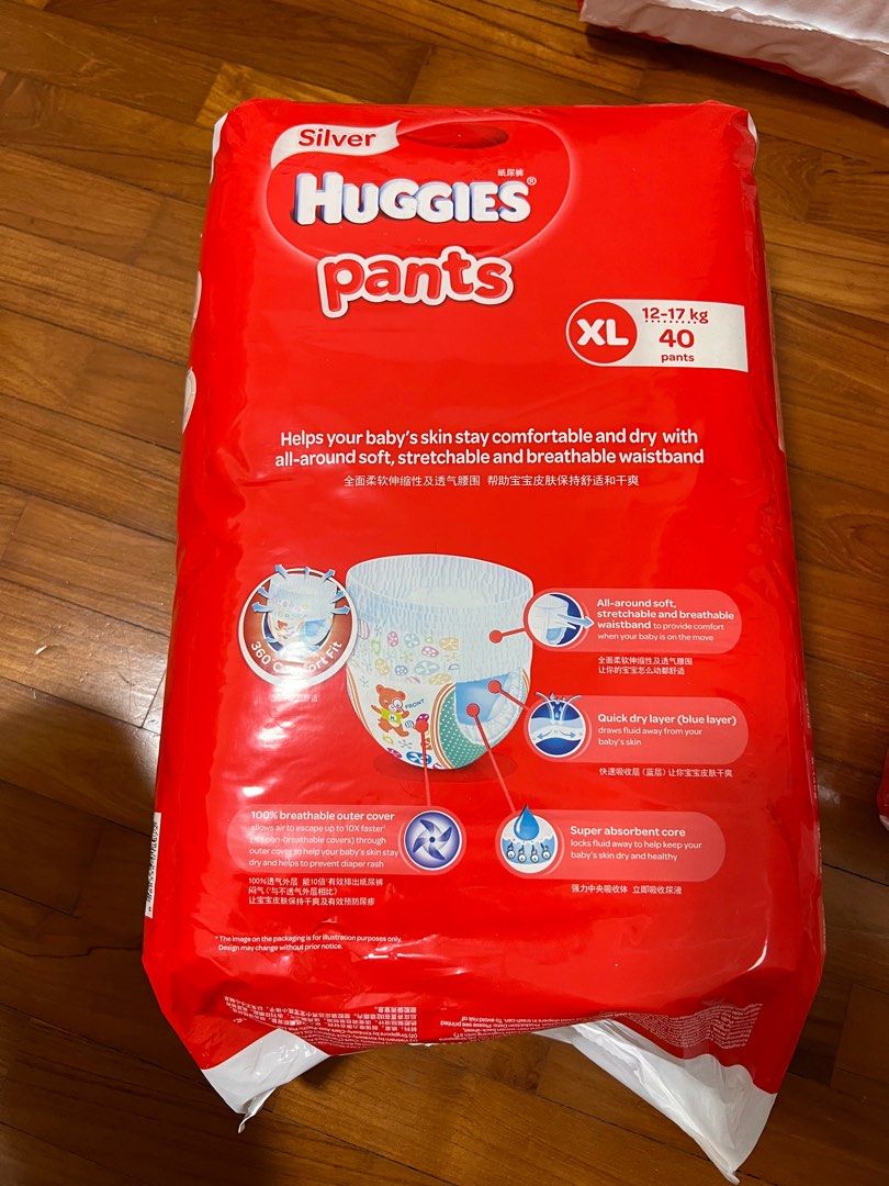 Huggies pants diaper, XL size, Babies & Kids, Bathing & Changing