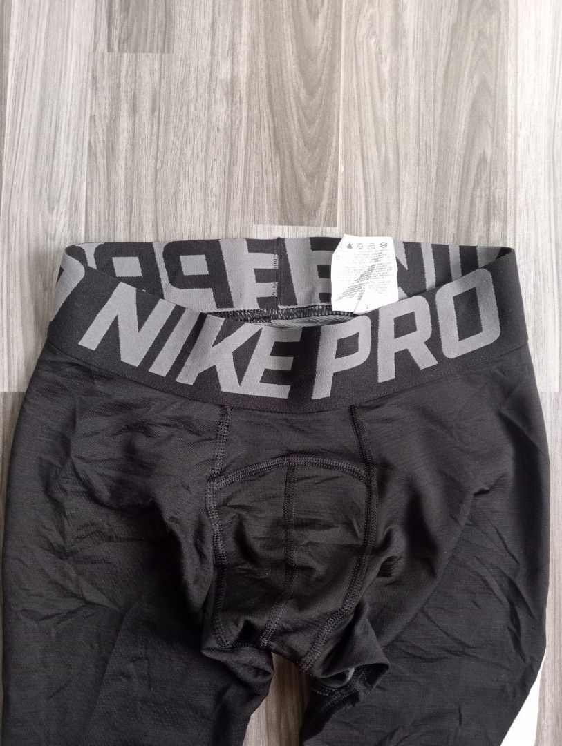 Nike Pro Combat Hyperwarm Compression Shorts Grey