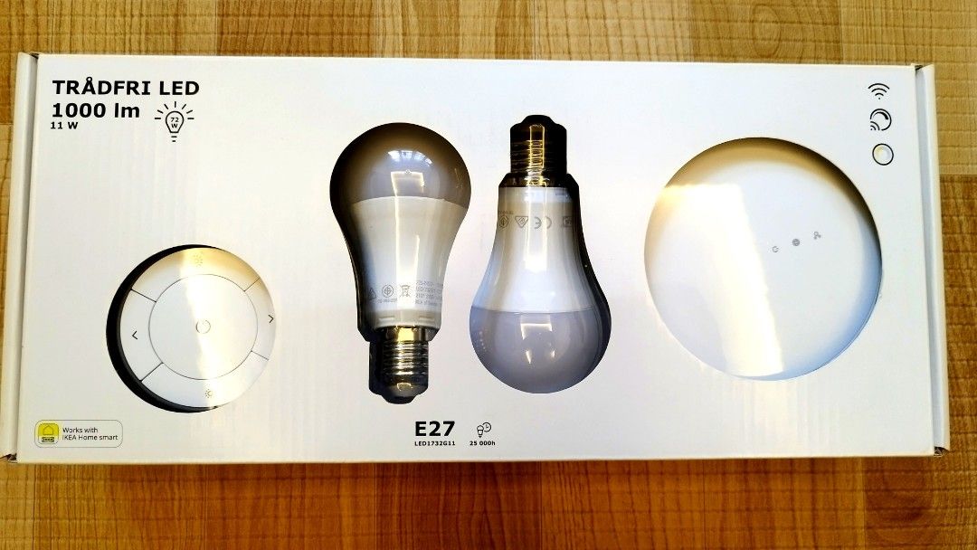 Ikea Trådfri Gateway Kit LED E27 1000lm 11W Smart Bulb (2200K/2700K/4000K) (LED1732G11), Furniture Home Living, Lighting & Fans, Lighting on Carousell